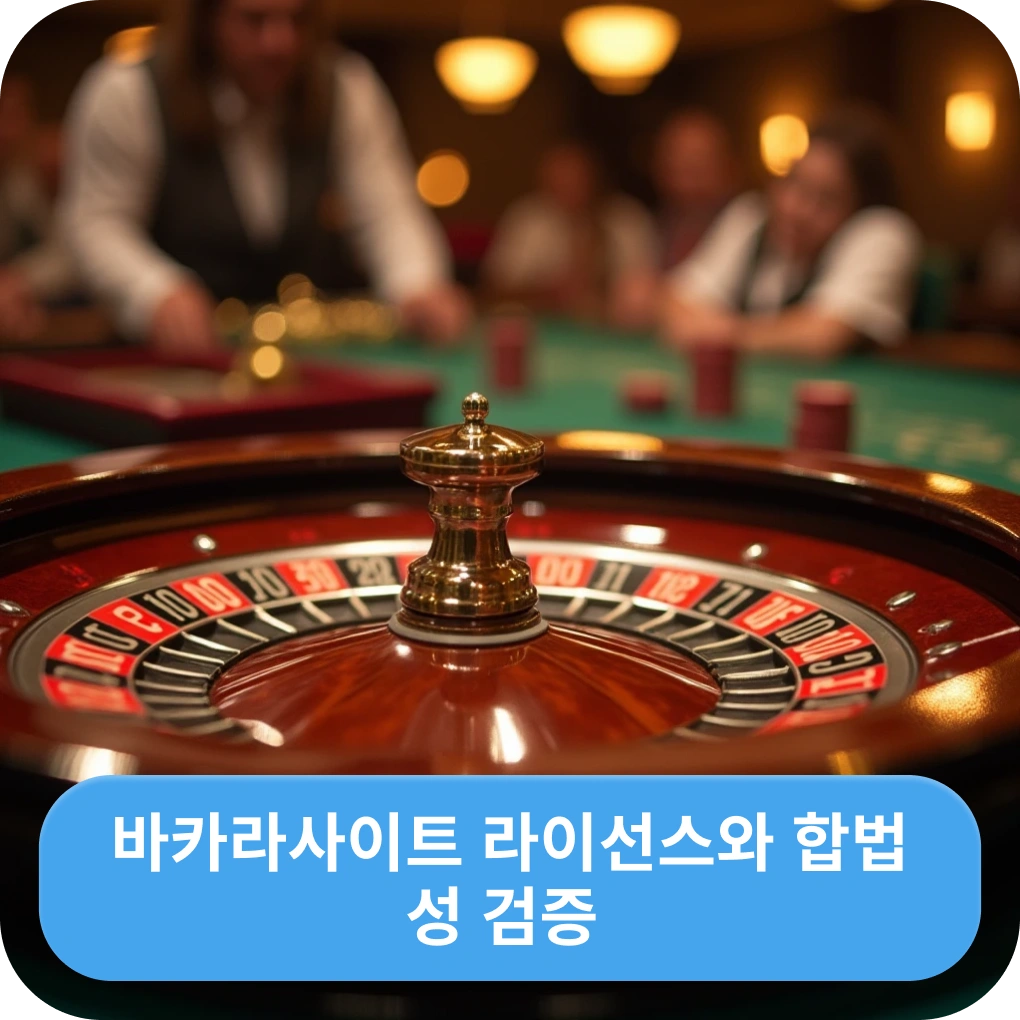 바카라사이트 라이선스와 합법성 검증